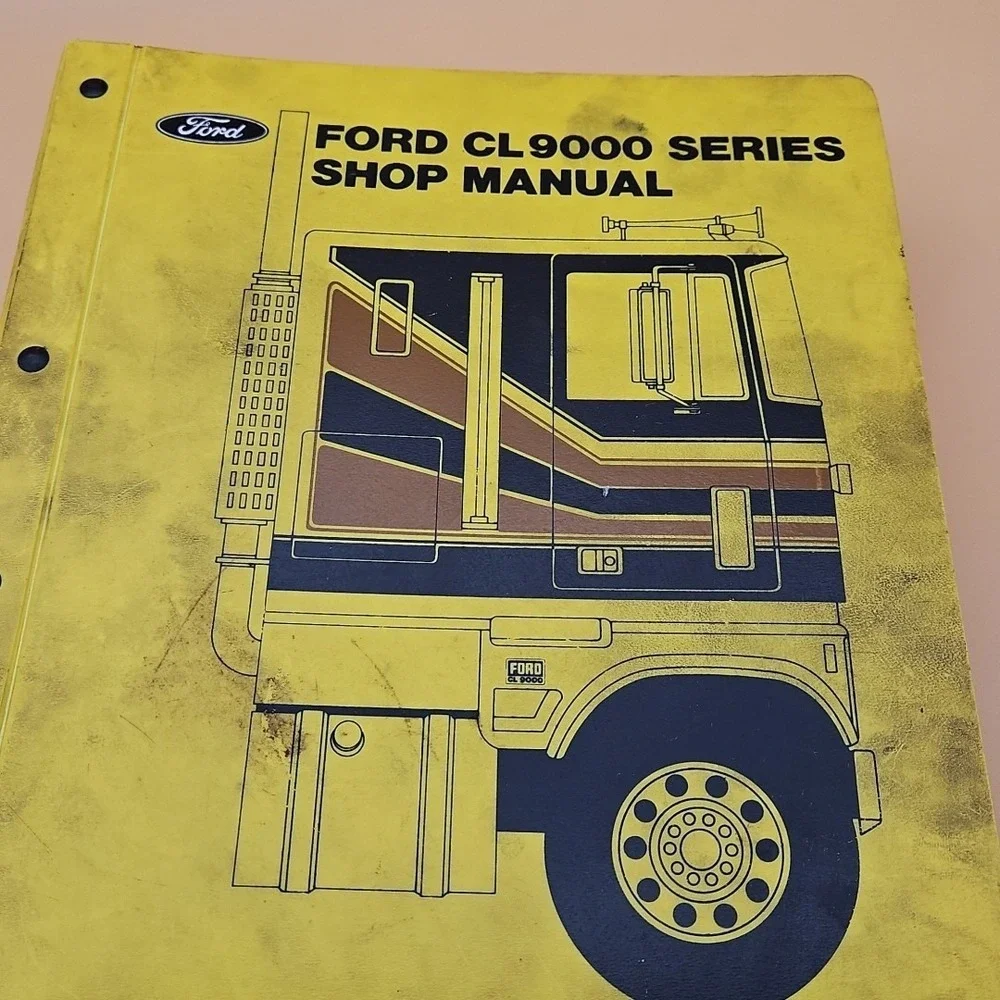 Vintage‎ Ford CL9000 Series Shop Manual Binder Semi Trucks